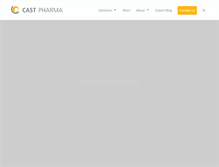 Tablet Screenshot of cast-pharma.com